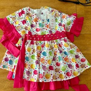 NWT Ibtom Castle Hot Pink Easter Egg Dress